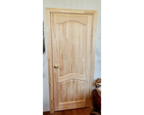 Дверь межкомнатная из Массива сосны без отделки «М7» глухая