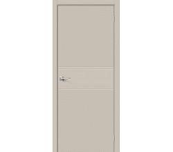 Дверь межкомнатная крашенная «Граффити-27» Creamy (Эмаль) глухая