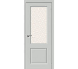 Дверь межкомнатная крашенная «Скинни-13» Grace (Эмаль) остекление художественное