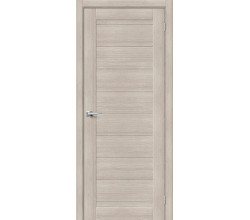 Дверь комплект с коробкой и наличниками Bravo ЭКО Браво-21 Cappuccino Melinga