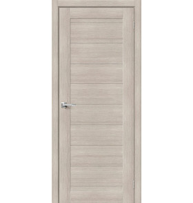 Дверь комплект с коробкой и наличниками Bravo ЭКО Браво-21 Cappuccino Melinga