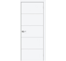 Дверь межкомнатная «Граффити-2.Д.П» White Silk глухая