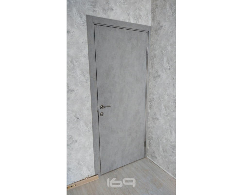 Дверь межкомнатная из эко шпона «Браво-0» Look Art глухая