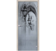 Дверь стеклянная межкомнатная 