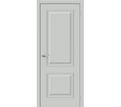 Дверь межкомнатная «Классик-12» Grey Silk глухая