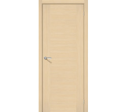 Дверь межкомнатная шпонированная «Рондо» Беленый дуб (Шпон файн-лайн) глухая