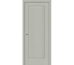 Дверь межкомнатная из эко шпона «Прима-10» Grey Wood глухая