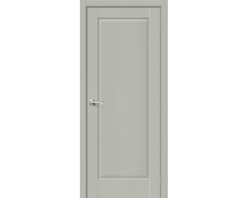 Дверь межкомнатная из эко шпона «Прима-10» Grey Wood глухая