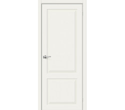 Дверь межкомнатная крашенная «Граффити-42» Whitey RAL 9016 (Эмаль) глухая