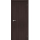 Дверь межкомнатная из эко шпона «Браво-0» Wenge Melinga глухая