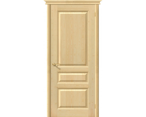 Дверь межкомнатная из Массива сосны без отделки «М5» глухая
