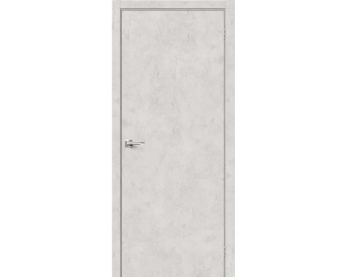 Дверь межкомнатная из эко шпона «Браво-0» Look Art глухая