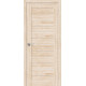 Дверь межкомнатная из Массива сосны без отделки «Порта-22» остекление Сатинато белое
