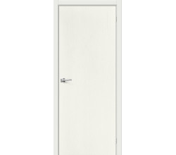 Дверь межкомнатная крашенная «Браво-0» ST Whitey (Эмаль) глухая