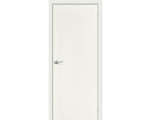 Дверь межкомнатная крашенная «Браво-0» ST Whitey (Эмаль) глухая