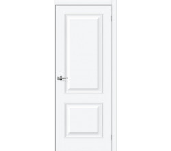 Дверь межкомнатная «Классик-12» White Silk глухая