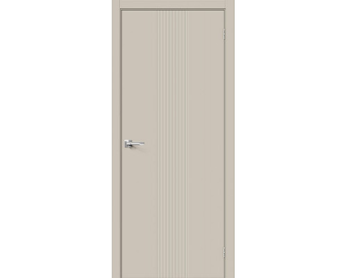 Дверь межкомнатная крашенная «Граффити-21» Creamy (Эмаль) глухая