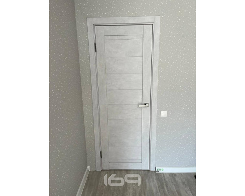 Дверь межкомнатная из эко шпона «Браво-21» Look Art глухая