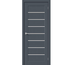 Дверь межкомнатная «Браво-22» Stormy Matt остекление Magic Fog