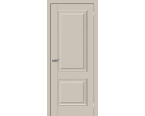 Дверь межкомнатная «Классик-12» Cream Silk глухая