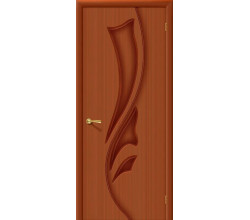 Дверь межкомнатная шпонированная «Эксклюзив» Макоре (Шпон файн-лайн) глухая