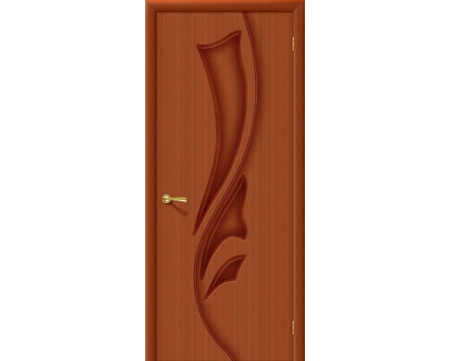 Дверь межкомнатная шпонированная «Эксклюзив» Макоре (Шпон файн-лайн) глухая