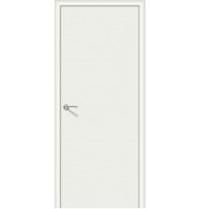 Ламинированная межкомнатная дверь «Гост-0» (Без усиления) Л-23 (Белый) глухая