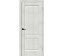Дверь межкомнатная из эко шпона «Неоклассик-32» Bianco Melinga глухая