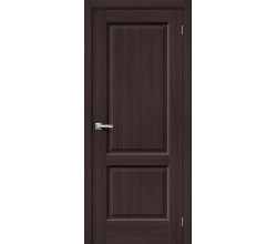 Дверь межкомнатная из эко шпона «Неоклассик-32» Wenge Melinga глухая