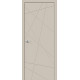 Дверь межкомнатная крашенная «Граффити-5» Creamy (Эмаль) глухая