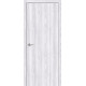 Дверь межкомнатная из эко шпона «Браво-0» Riviera Ice глухая