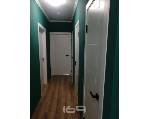 Дверь межкомнатная крашенная «Граффити-4» Whitey (Эмаль) глухая