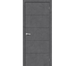 Дверь межкомнатная из эко шпона «Граффити-1.Д» Slate Art глухая