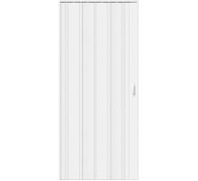 Дверь межкомнатная из ПВХ складная «ДСК 007» Белый глянец