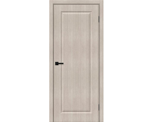 Дверь межкомнатная из эко шпона «Скинни-10» Cappuccino Melinga глухая