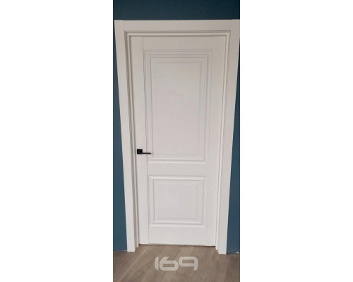 Дверь межкомнатная крашенная «Скинни-12» Whitey (Эмаль) глухая