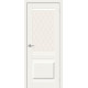 Дверь межкомнатная «Прима-3» White Mix Белое художественное сатинато