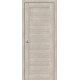 Дверь межкомнатная из эко шпона «Браво-21» Cappuccino Melinga глухая