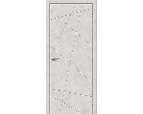 Дверь межкомнатная из эко шпона «Граффити-5.Д» Look Art глухая