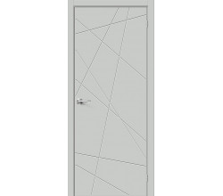 Дверь межкомнатная «Граффити-5.Д.П» Grey Silk глухая