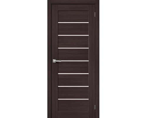 Дверь комплект с коробкой и наличниками Bravo ЭКО Браво-22 Wenge Melinga Magic Fog 200*60