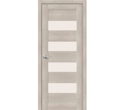 Дверь комплект с коробкой и наличниками Bravo ЭКО Браво-23 Cappuccino Melinga Magic Fog 200*70