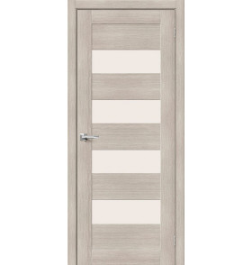 Дверь комплект с коробкой и наличниками Bravo ЭКО Браво-23 Cappuccino Melinga Magic Fog 200*70