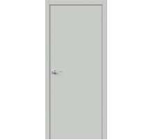 Дверь межкомнатная «Браво-0.П» Grey Silk глухая
