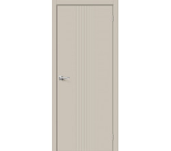 Дверь межкомнатная крашенная «Граффити-21» Creamy (Эмаль) глухая