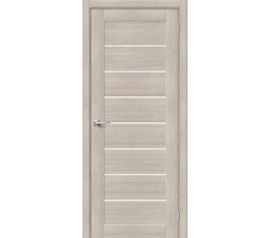 Дверь комплект с коробкой и наличниками Bravo ЭКО Браво-22 Cappuccino Melinga Magic Fog 190*55