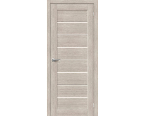 Дверь комплект с коробкой и наличниками Bravo ЭКО Браво-22 Cappuccino Melinga Magic Fog 190*55