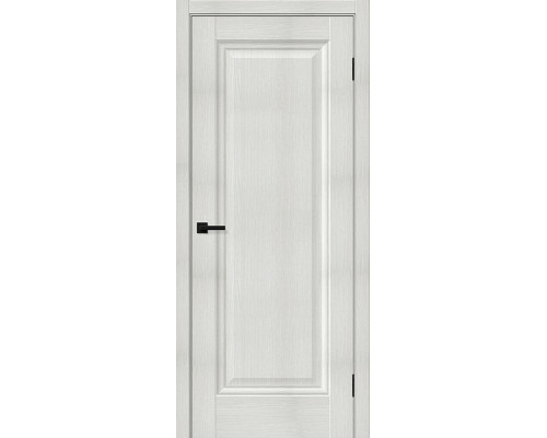 Дверь межкомнатная из эко шпона «Прима-0» Bianco Melinga глухая