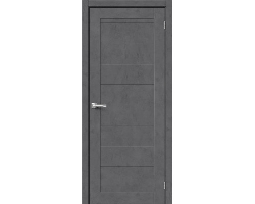 Дверь межкомнатная из эко шпона «Браво-21» Slate Art глухая
