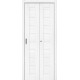 Дверь межкомнатная из эко шпона «Браво-21» Snow Melinga глухая